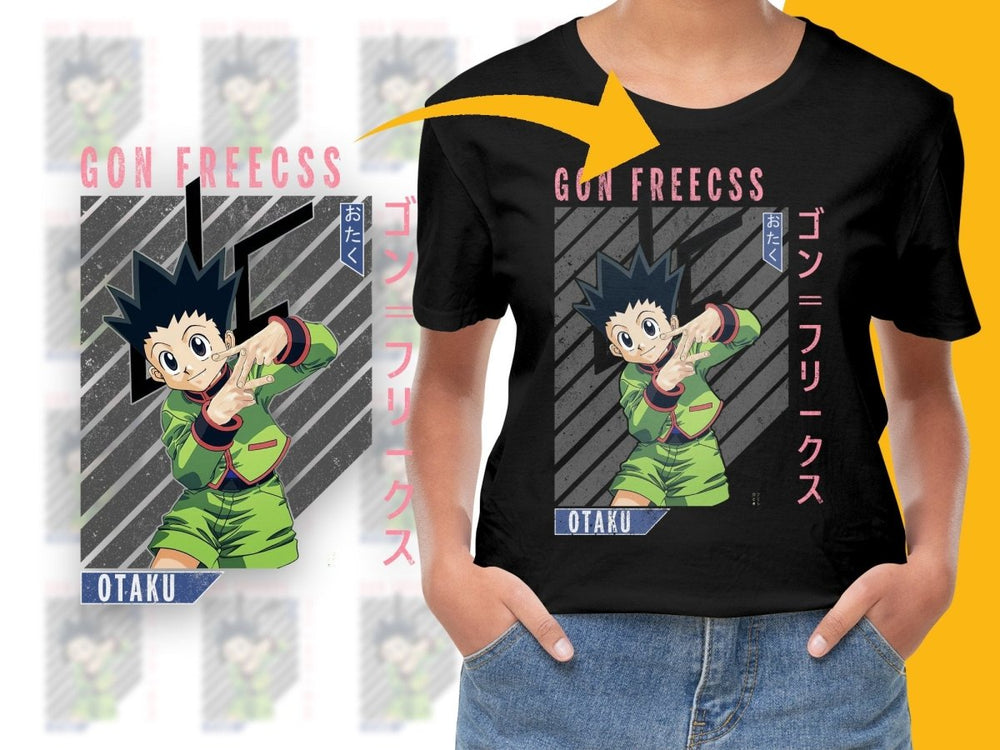 Gon Freecss Anime Character Art PNG Digital - Teepew