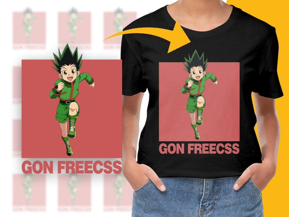 Gon Freecss Anime Character PNG Digital Download - Teepew