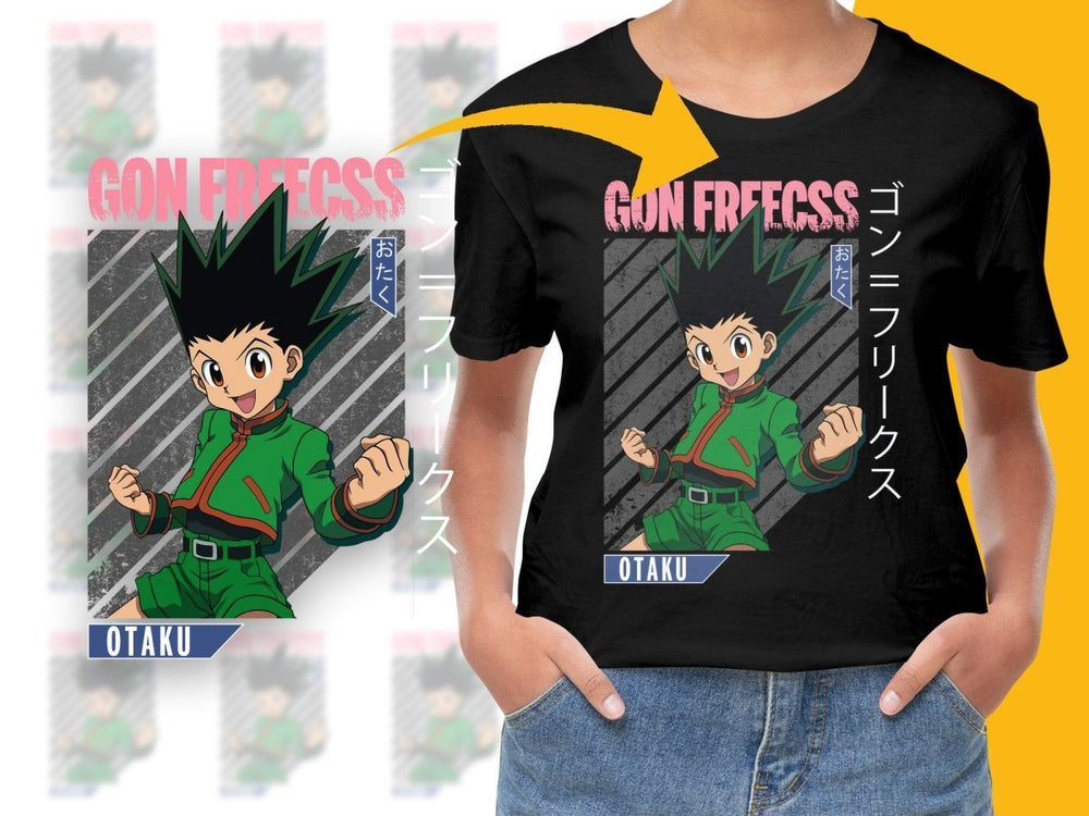 Gon Freecss Otaku Poster Anime Character Digital - Teepew