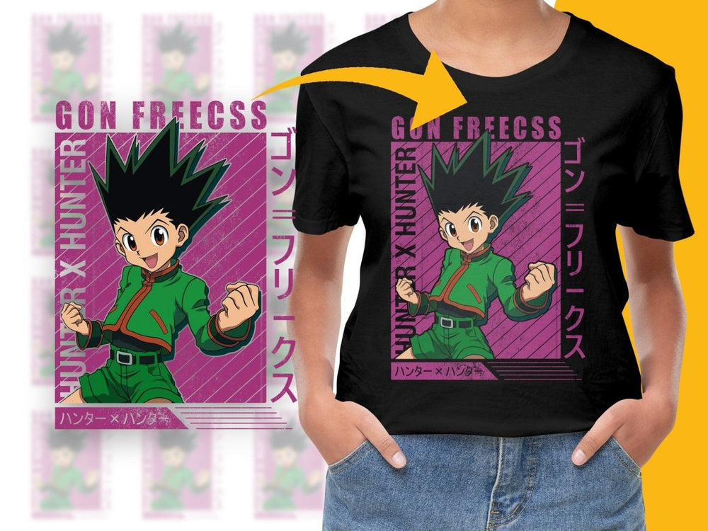 Gon Freecss Poster Hunter X Hunter Anime Art Digital - Teepew