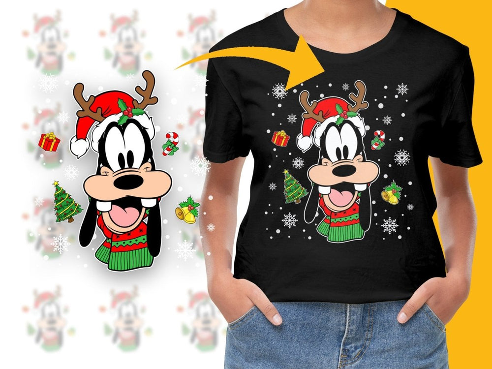 Goofy Christmas PNG File Delightful Holiday Apparel - Teepew