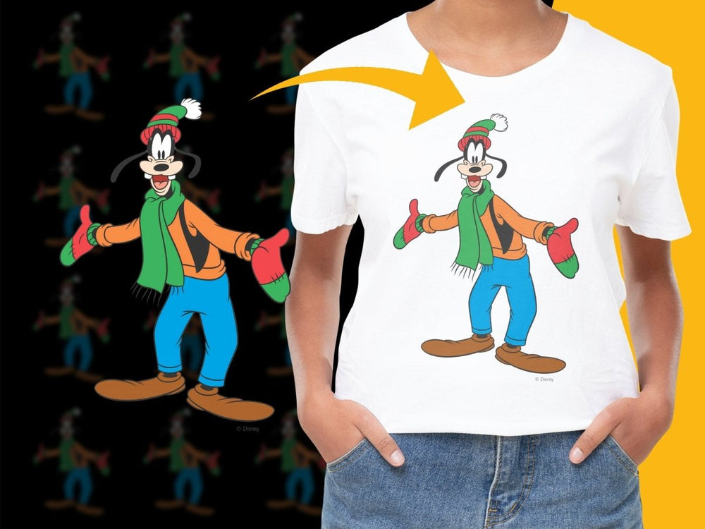Goofy in Christmas Outfit Graphic PNG File - Teepew