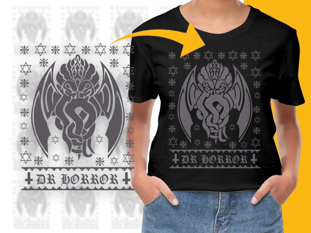 Gothic Christmas DR HORROR Graphic PNG File - Teepew