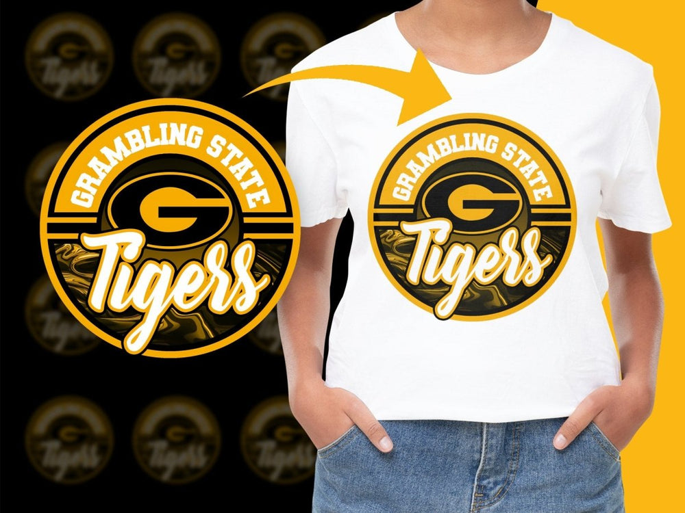 GRAMBLING STATE UNIVERSITY TIGERS NCAA College PNG File - Teepew
