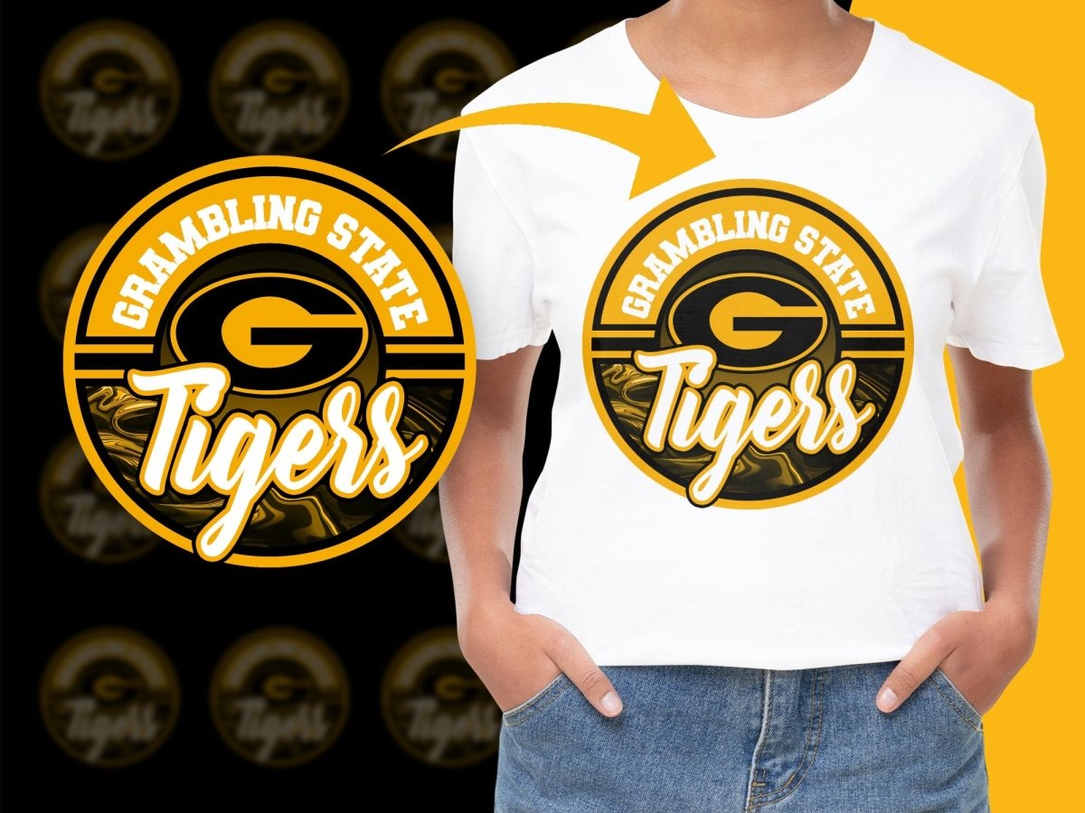 GRAMBLING STATE UNIVERSITY TIGERS NCAA College PNG File - Teepew