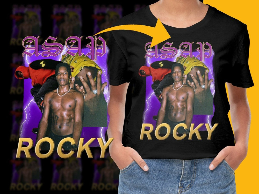 Graphic Bootleg ASAP Rocky Men's Fashion PNG File - Teepew