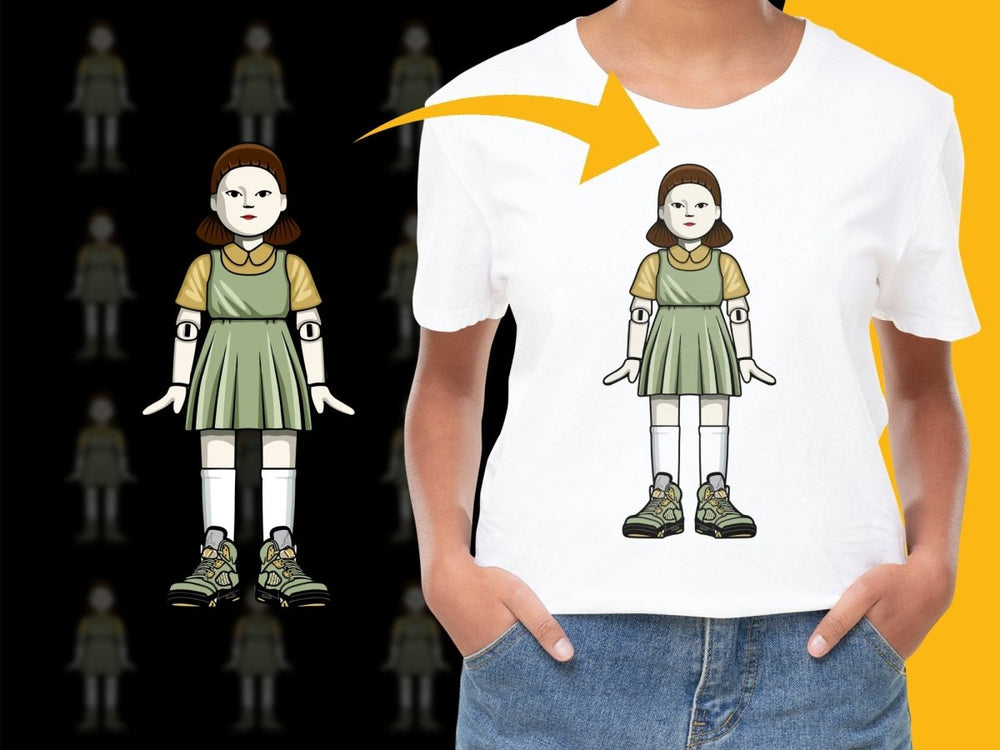 Graphic Korean Doll Design Streetwear PNG File - Teepew