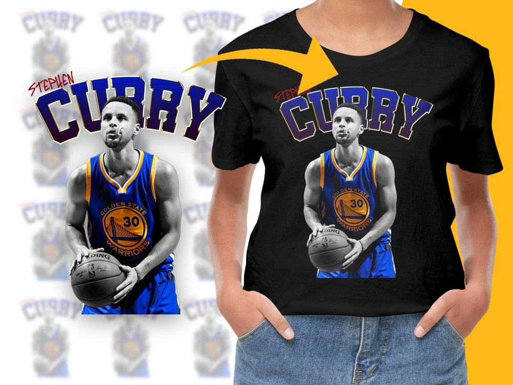 Gray Golden State Warriors Stephen Curry Bootleg PNG File - Teepew