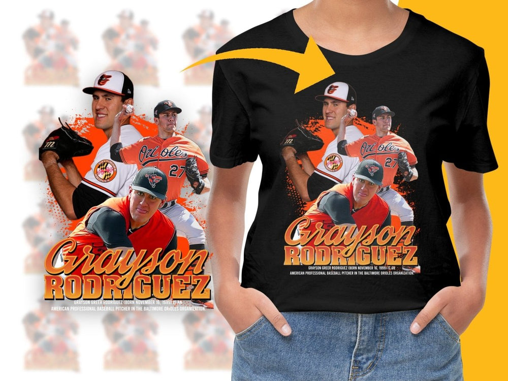 Grayson Rodriguez MLB Baseball Bootleg Graphic PNG File - Teepew