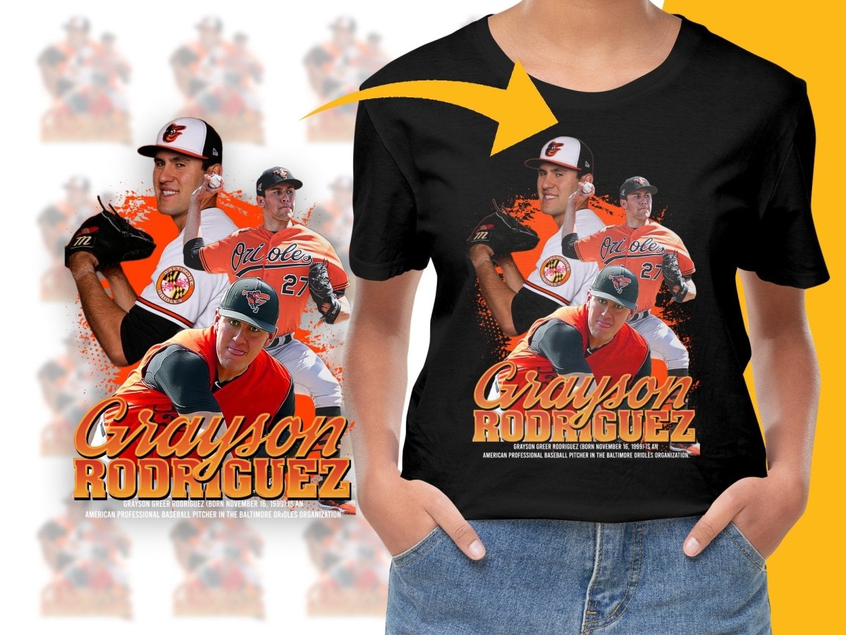 Grayson Rodriguez MLB Baseball Bootleg Graphic PNG File - Teepew