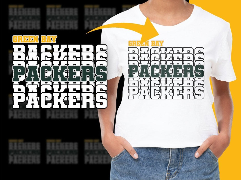 Green Bay Packers Bold Logo Graphic PNG File - Teepew