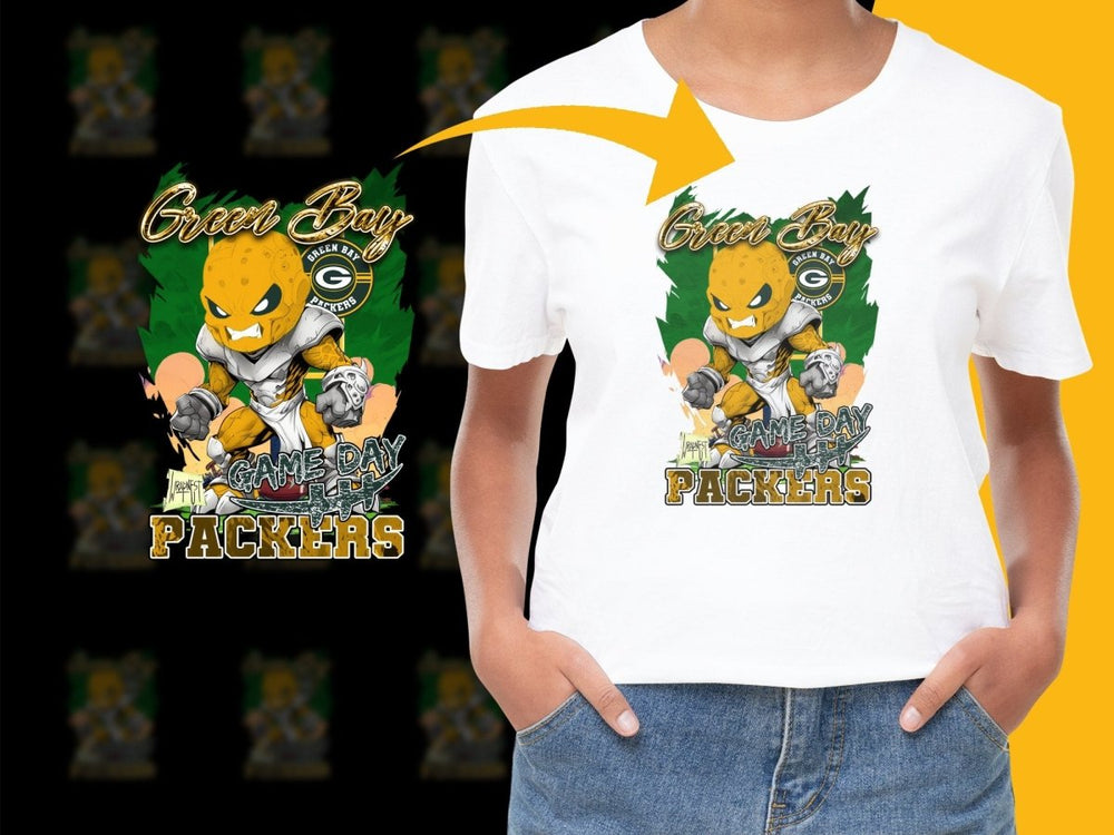 Green Bay Packers Game Day Graphic PNG File - Teepew