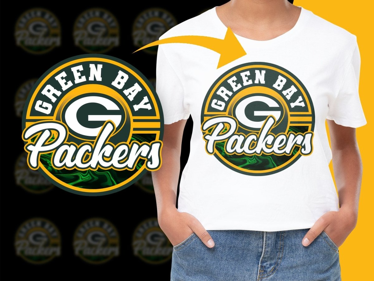 Green Bay Packers Graphic Design Fashion PNG File - Teepew