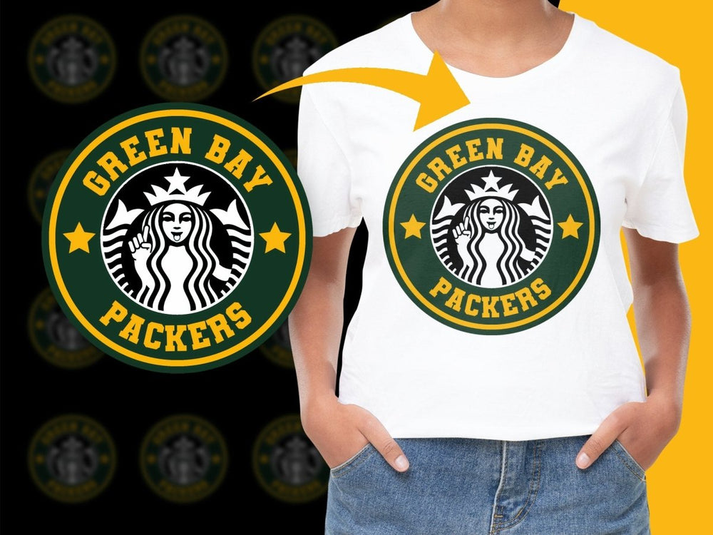 Green Bay Packers Logo Inspired Graphic PNG File - Teepew