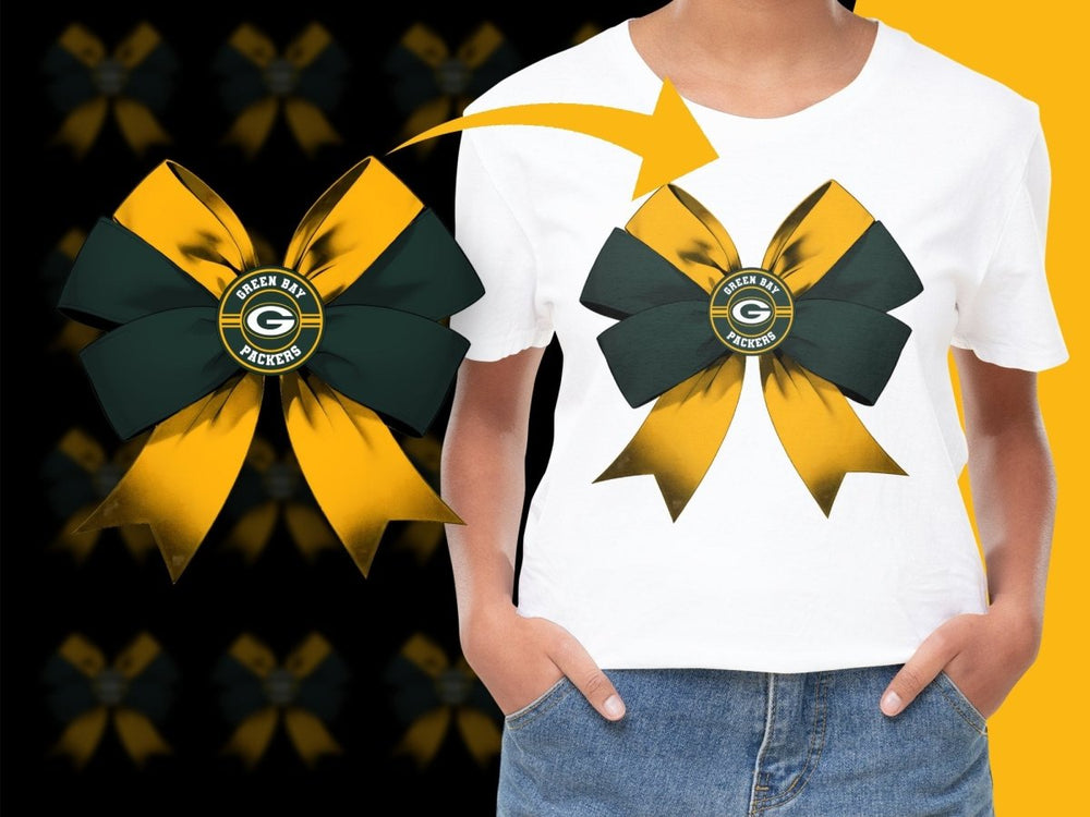 Green Bay Packers Logo Print Graphic Tees PNG File - Teepew