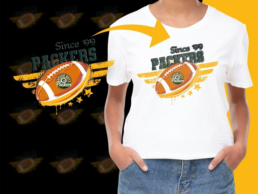 Green Bay Packers Since 1919 Retro Style PNG File - Teepew