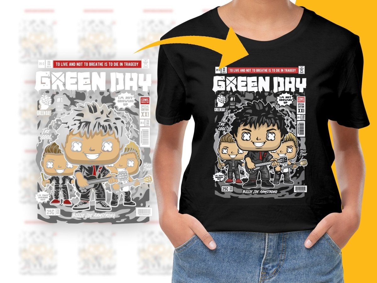 Green Day Popculture PNG File - Teepew