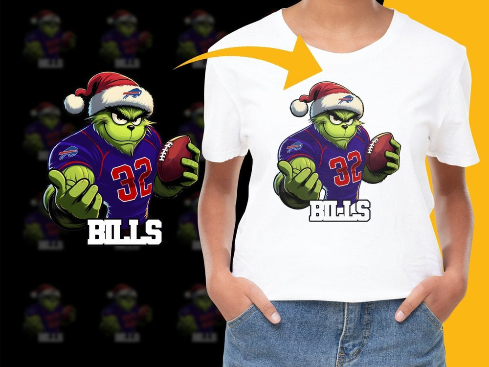 Grinch Buffalo Bills Christmas Football Graphic PNG File - Teepew