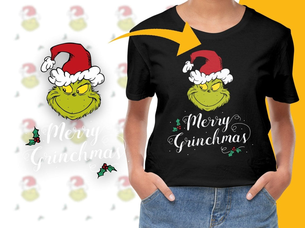 Grinch Christmas PNG File with Holiday Spirit Design - Teepew