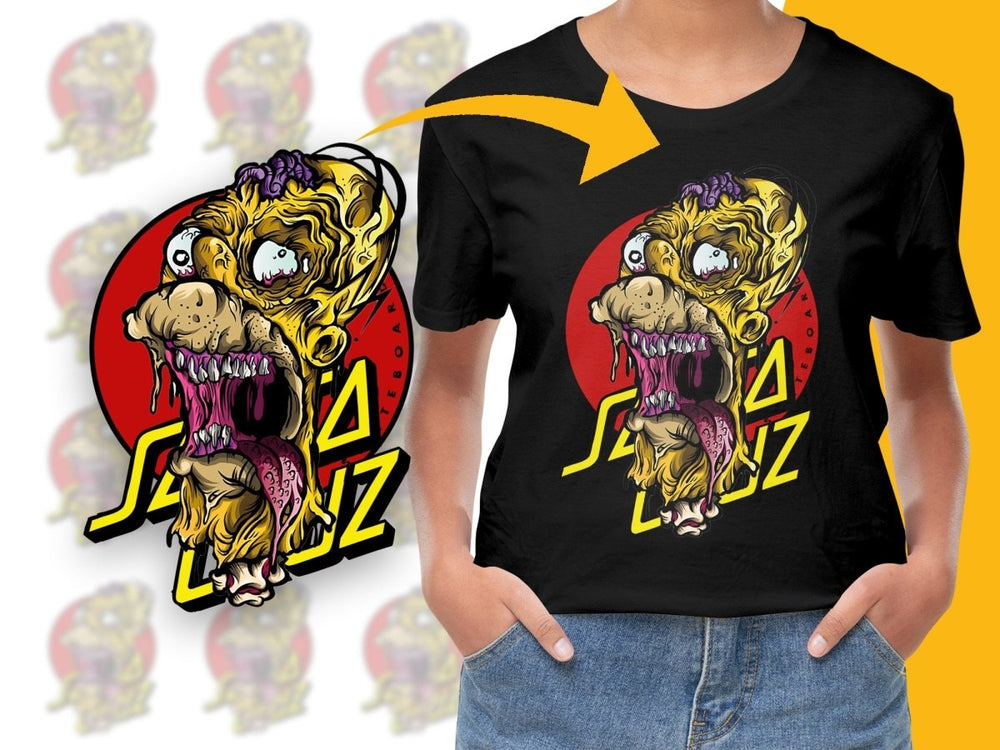 Gruesome Yet Comical Graphic PNG File - Teepew