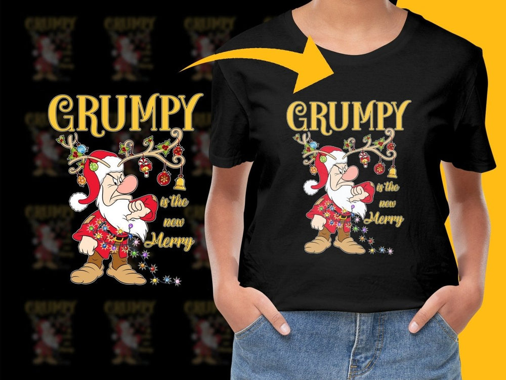 Grumpy is the New Merry Christmas PNG File - Teepew