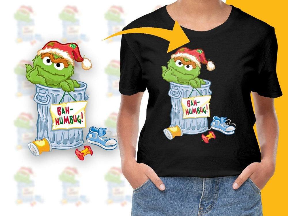 Grumpy Monster Christmas Bah - Humbug Graphic PNG File - Teepew