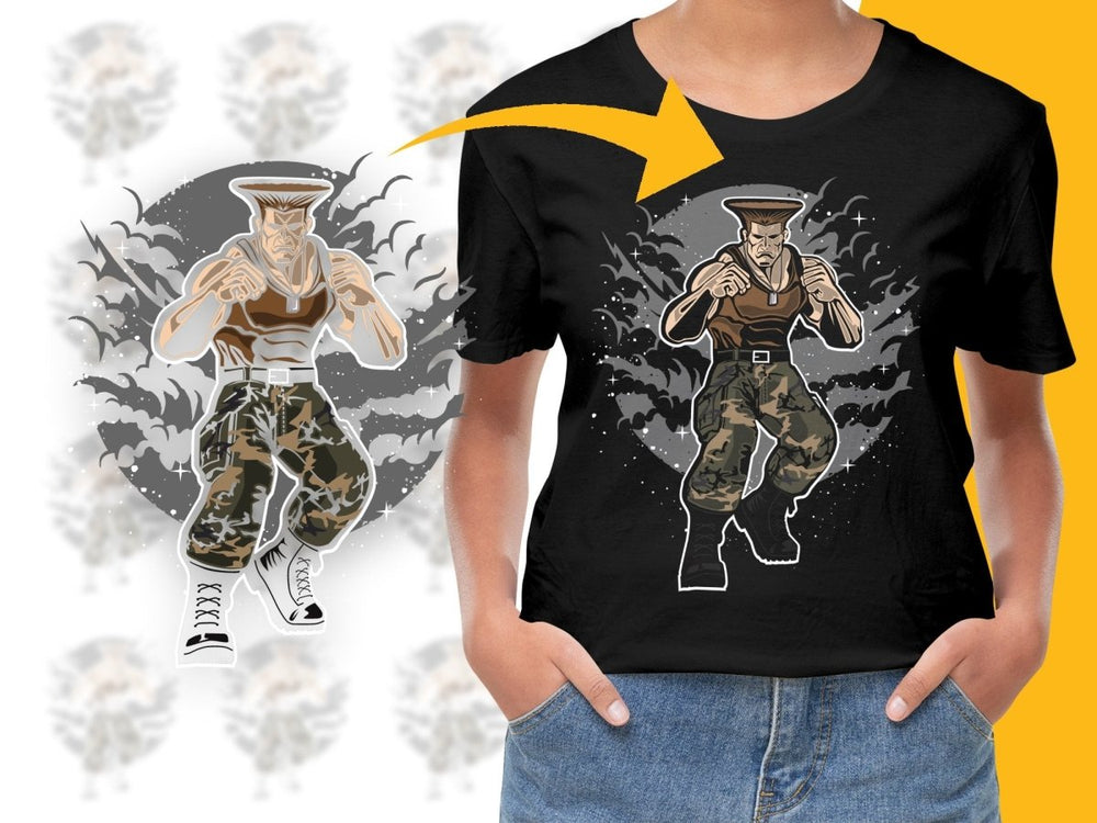 Guile Popculture PNG File - Teepew