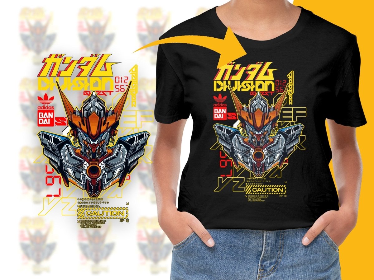 Gundam Mecha Division Graphic PNG File - Teepew