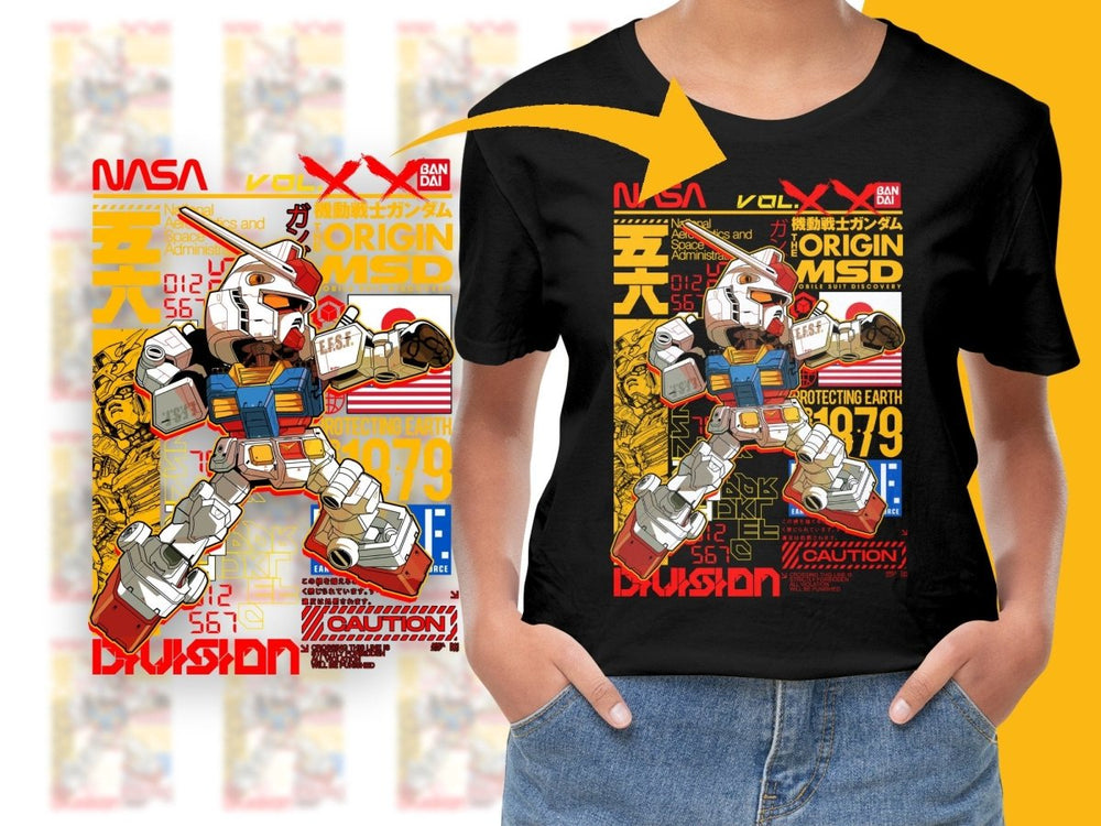 Gundam NASA Protecting Earth 1979 PNG File - Teepew