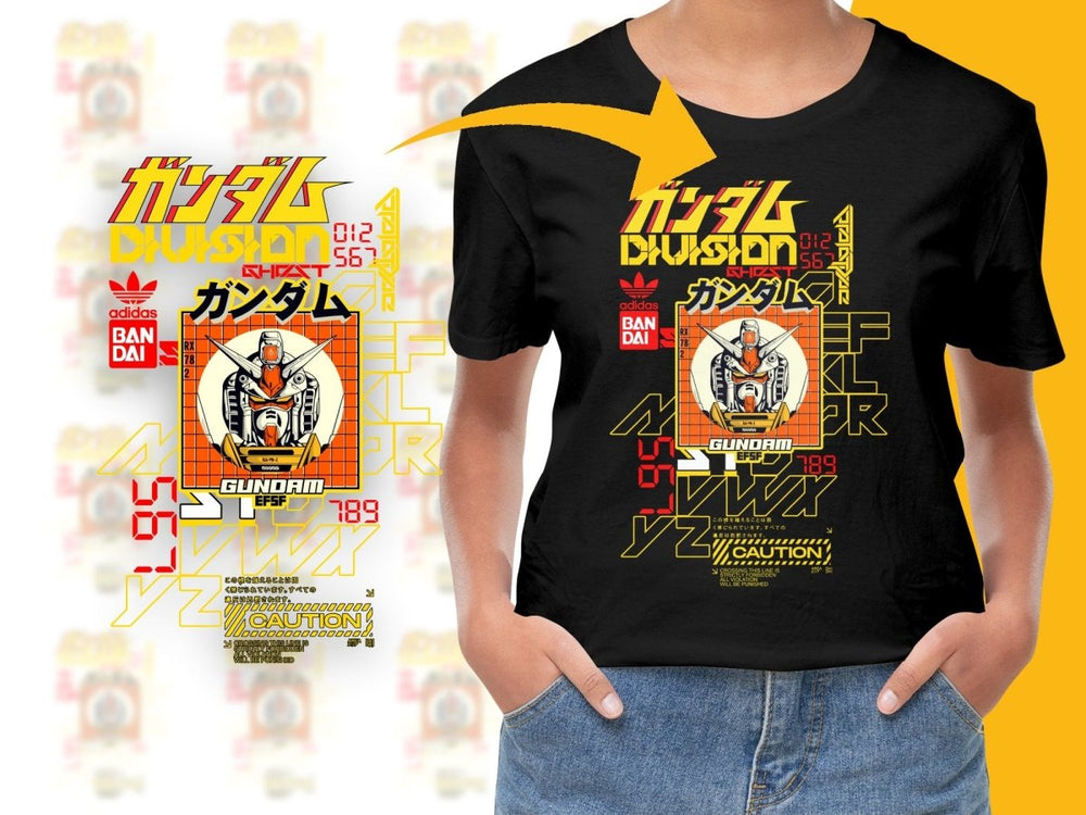 Gundam RX - 78 - 2 Division Sport Brand Graphic PNG File - Teepew