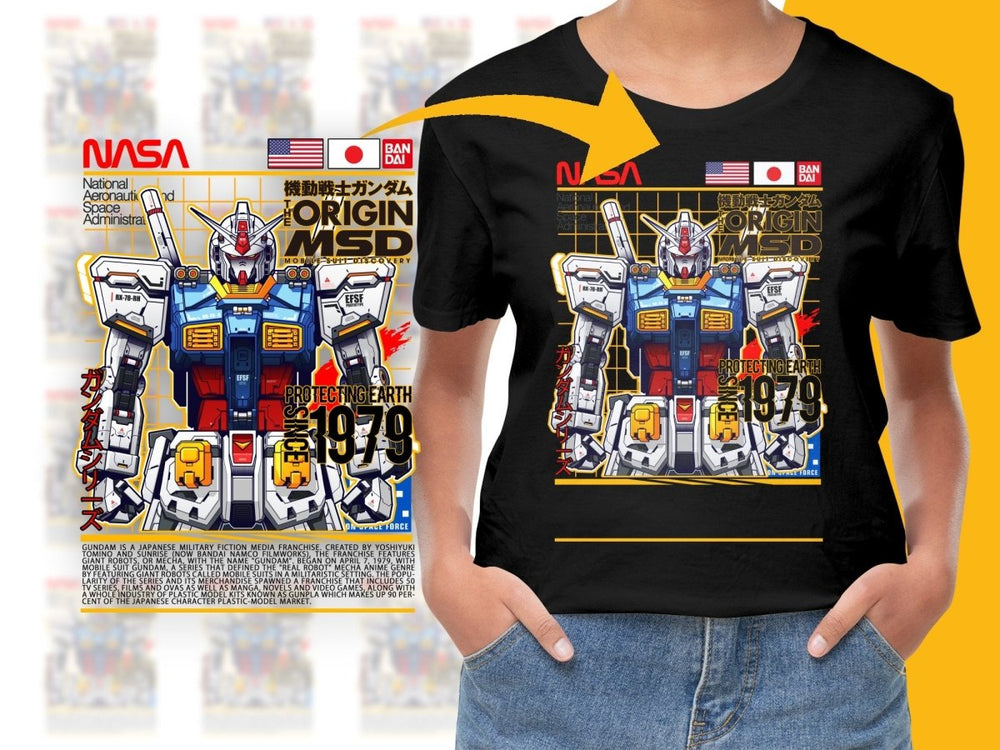 Gundam RX - 78 - 3 Protecting Earth Since 1979 PNG File - Teepew