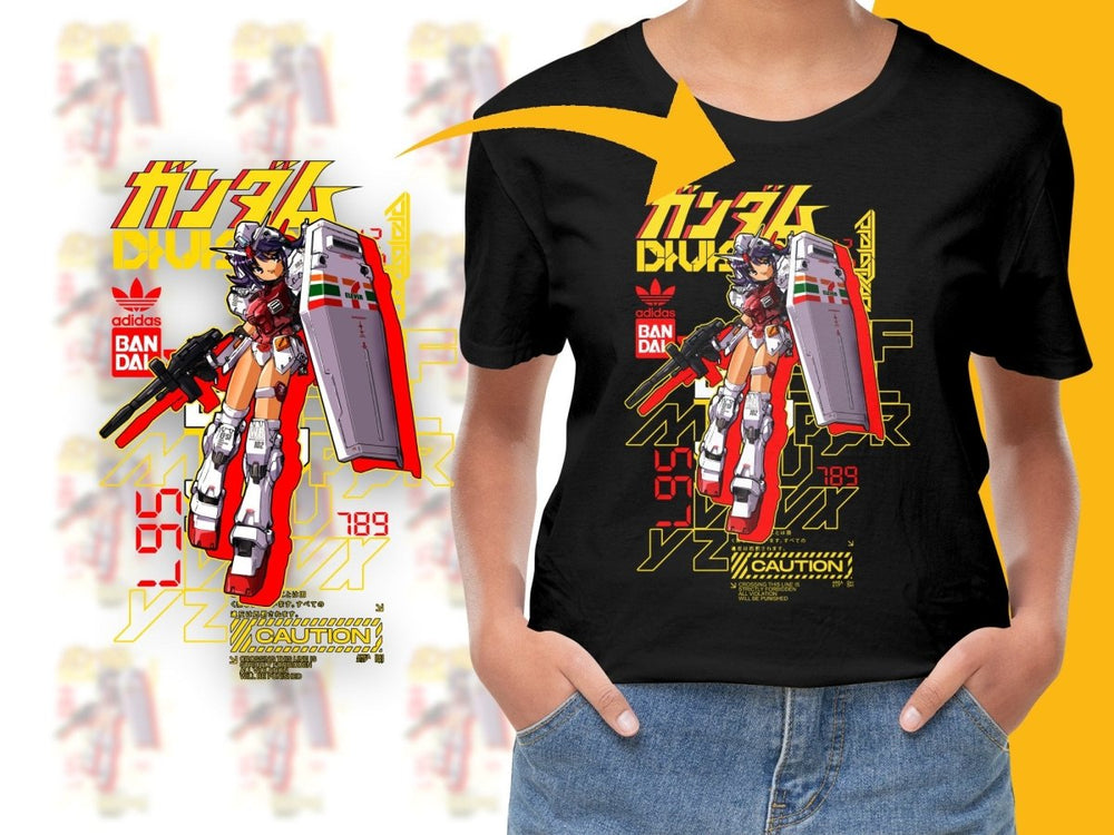 Gundam Sport Brand Bandai Collaborative Design PNG File - Teepew