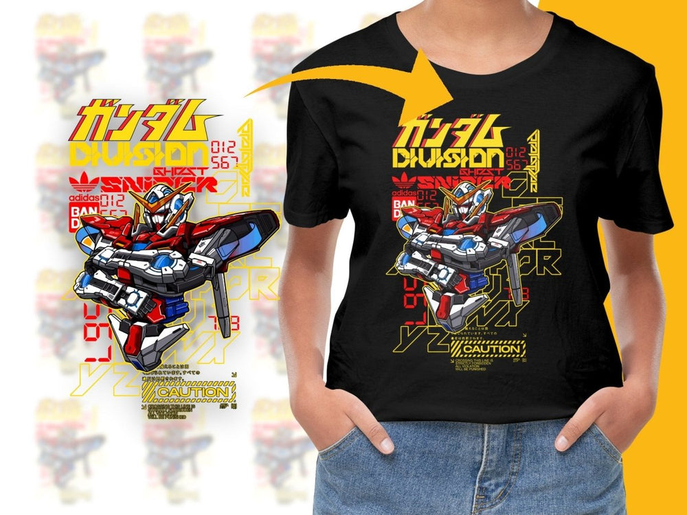 Gundam Sport Brand Super Mecha Division Graphic PNG File - Teepew