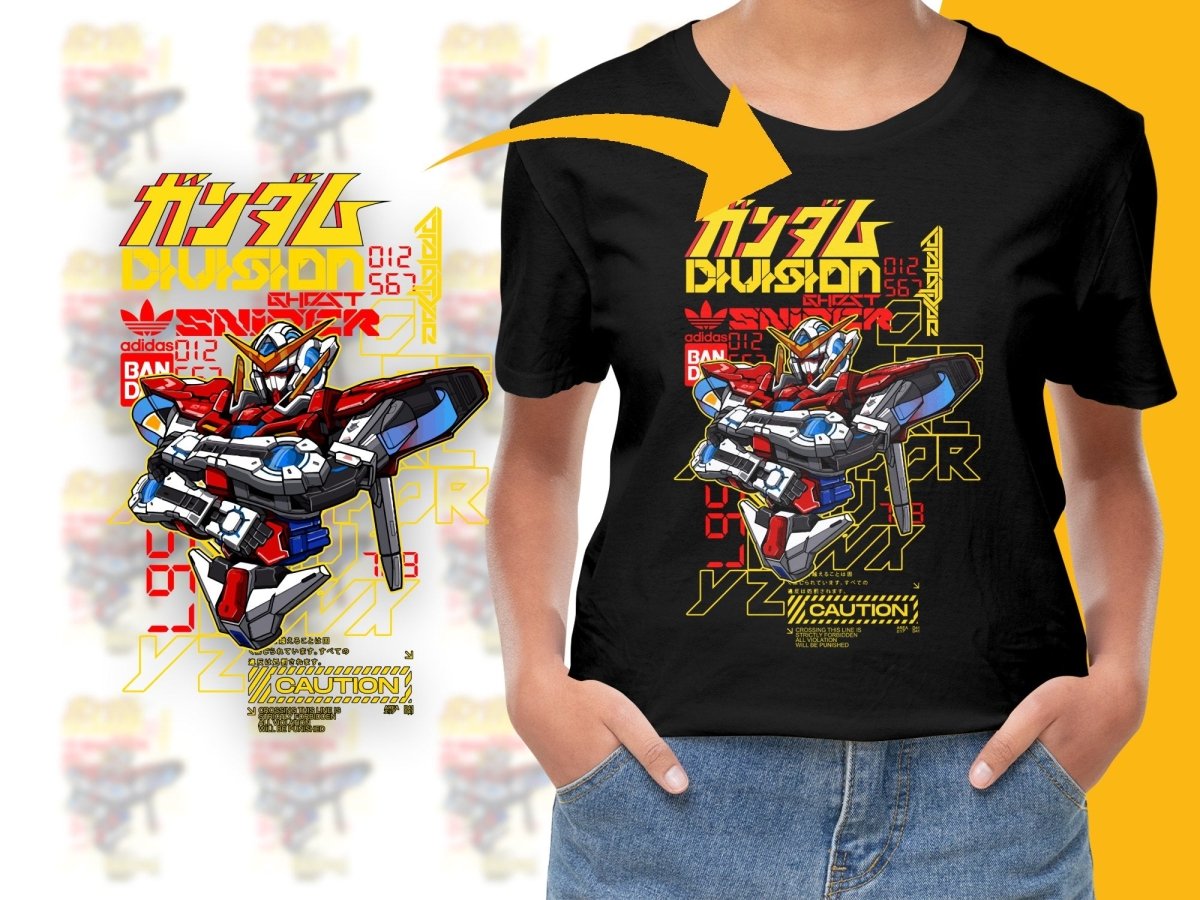 Gundam Sport Brand Super Mecha Division Graphic PNG File - Teepew