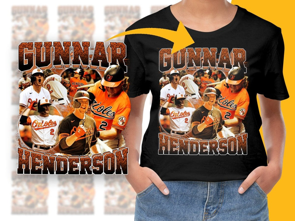 Gunnar Henderson Highlights MLB Baseball Bootleg PNG File - Teepew