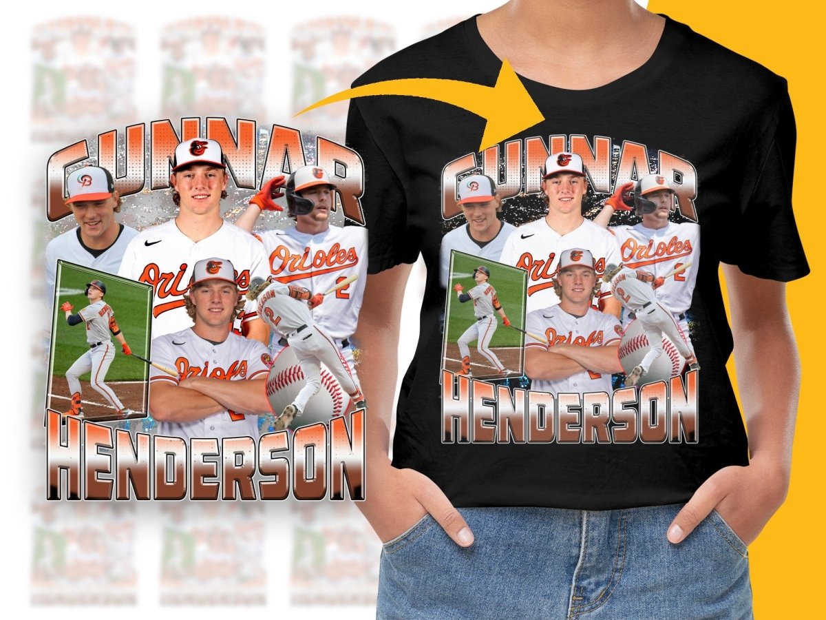 Gunnar Henderson Orioles MLB Baseball Bootleg PNG File - Teepew