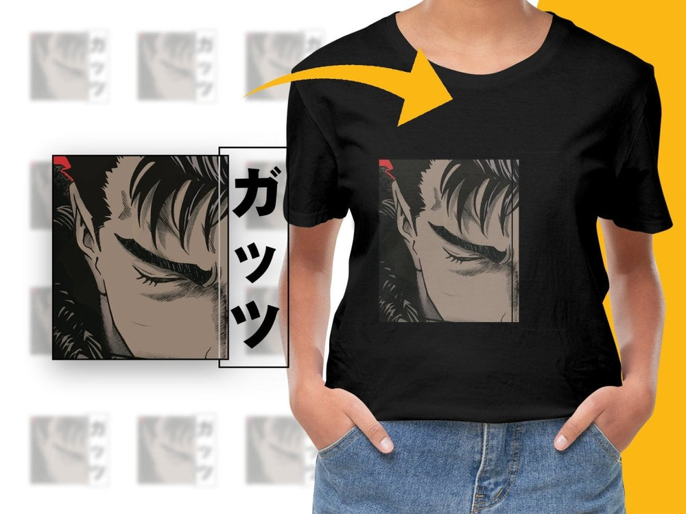 Guts from Berserk Anime Character PNG Digital - Teepew