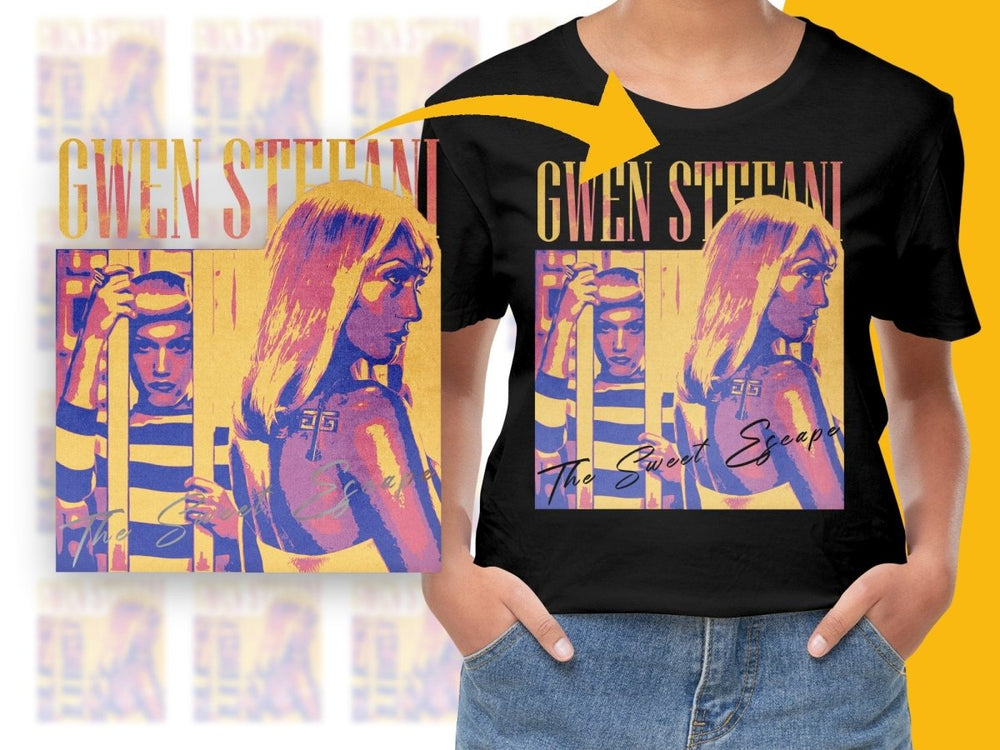 GWEN STEFANI Music Homage PNG File - Teepew