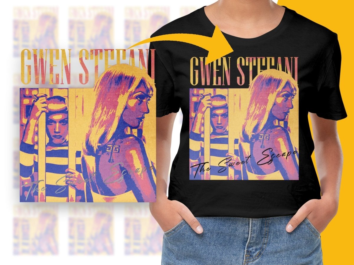 GWEN STEFANI Music Homage PNG File - Teepew