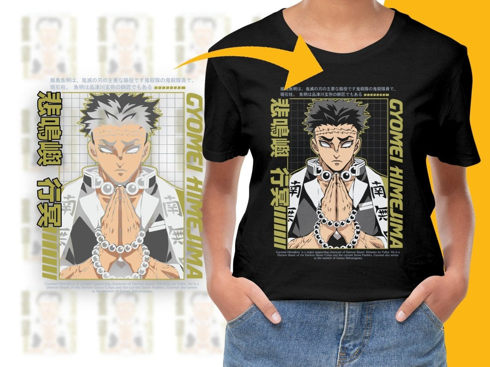 Gyomei Himejima Anime Character Unique Design PNG File - Teepew