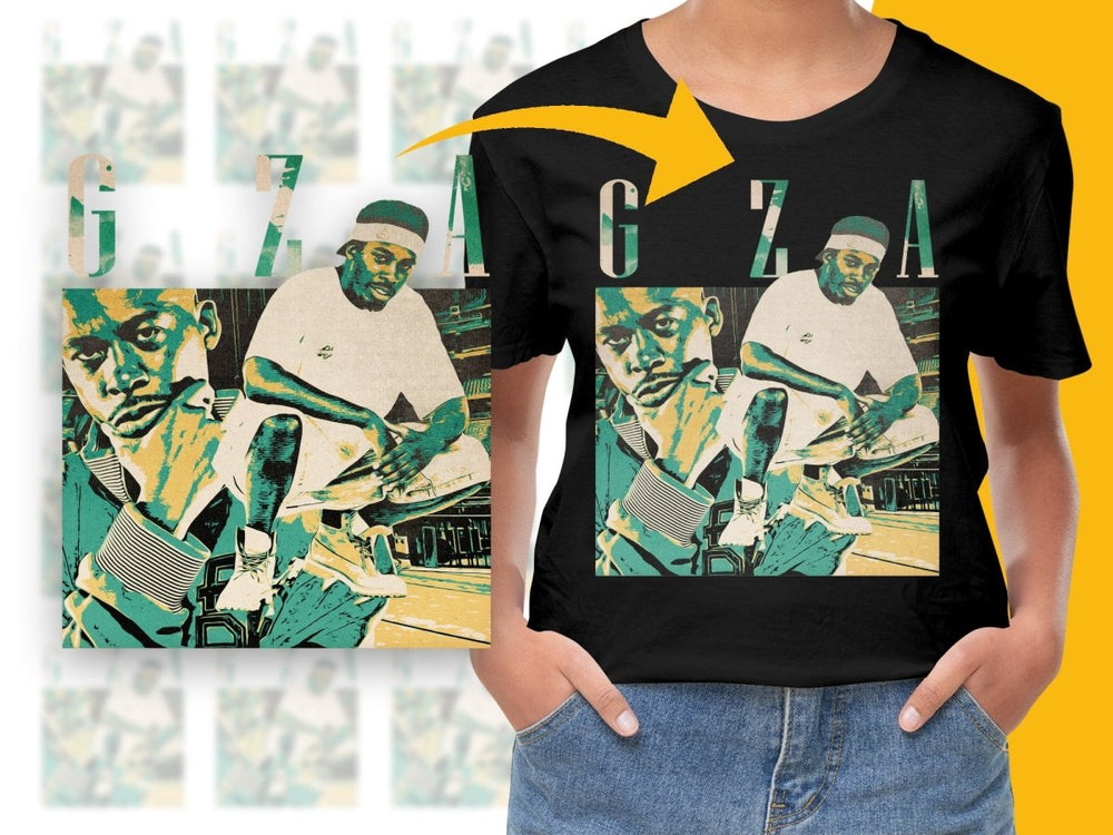 GZA Music Homage PNG File - Teepew