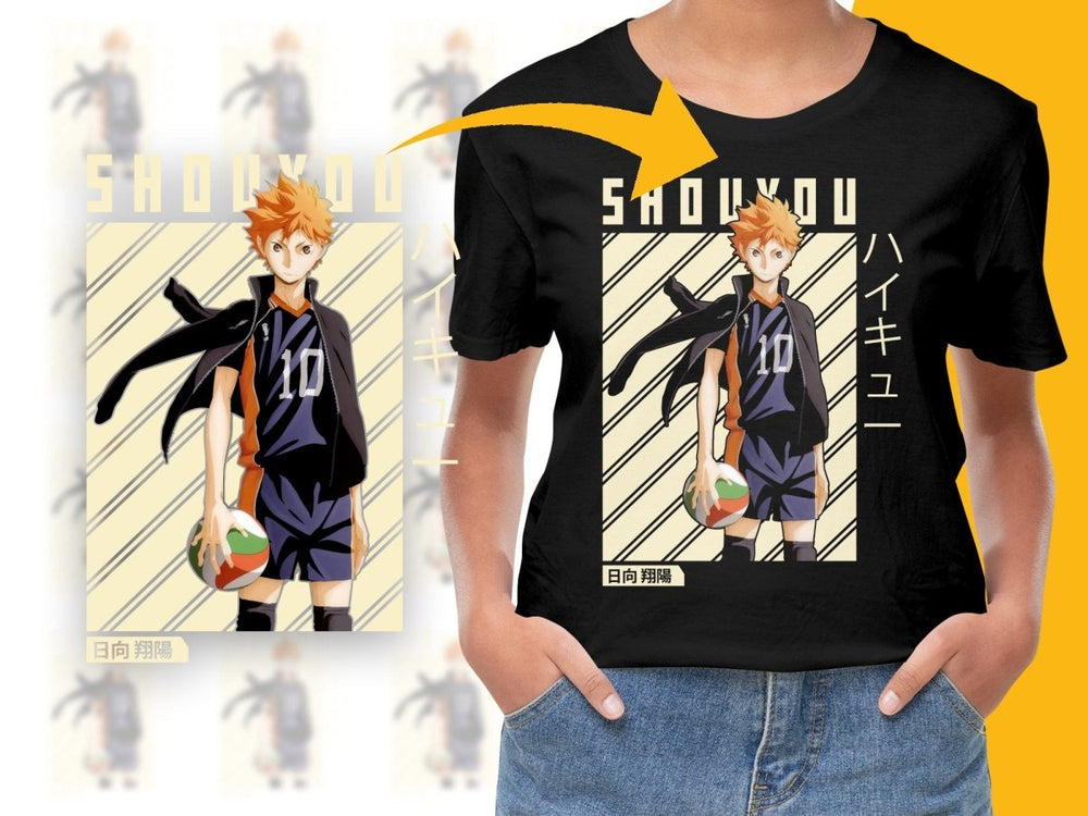 Haikyuu Shouyou Hinata Anime Character PNG Digital - Teepew