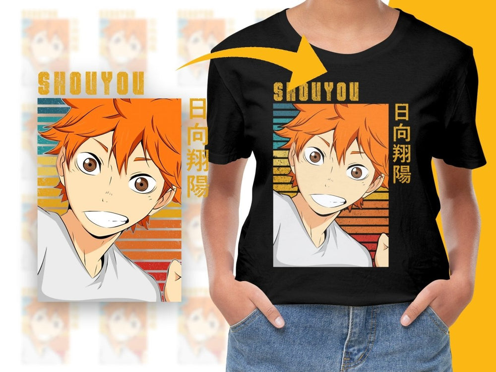 Haikyuu Shouyou Hinata Anime Character Wall Art Digital - Teepew