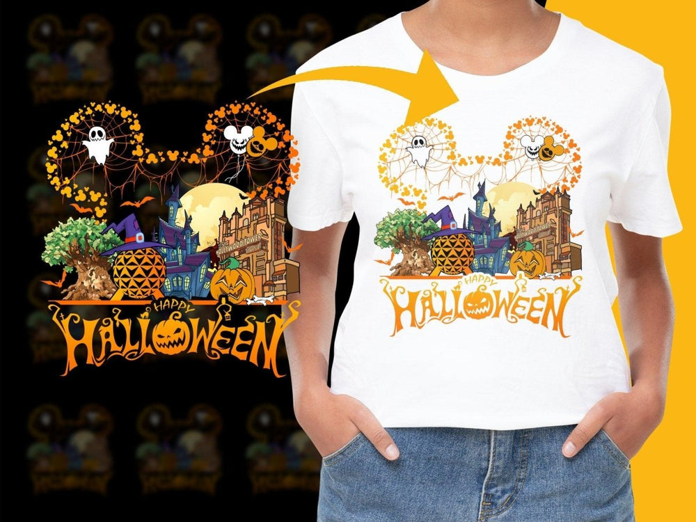 Halloween Spooky Haunted House Graphic Design PNG File - Teepew
