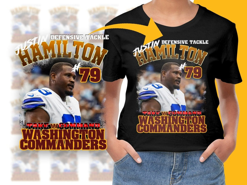 Hamilton Number 79 Take Command Washington Commanders PNG File - Teepew