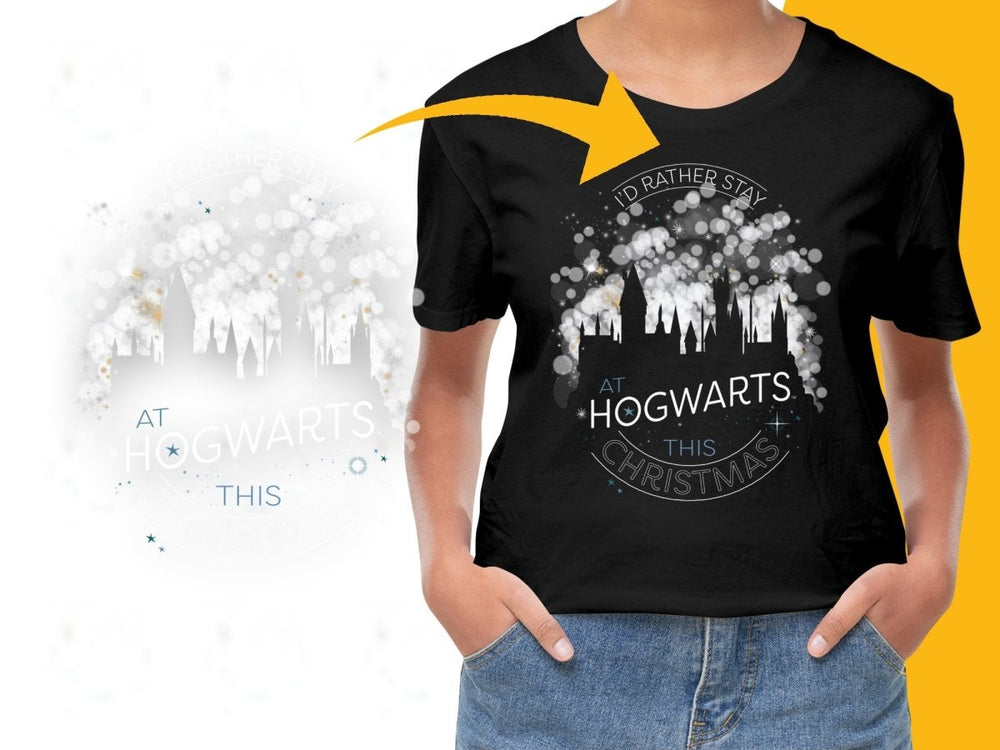 Harry Potter Hogwarts Christmas Themed PNG File - Teepew