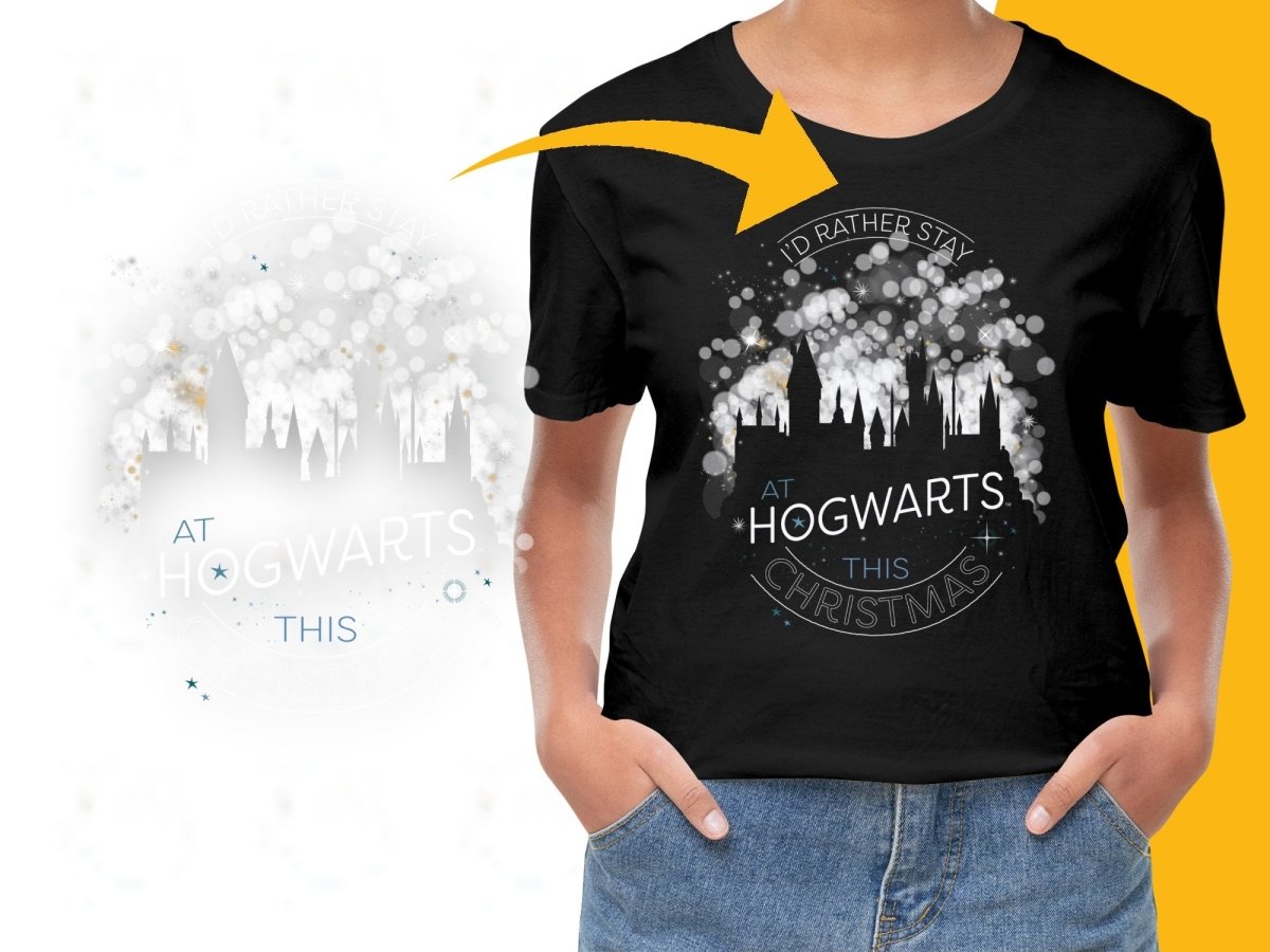 Harry Potter Hogwarts Christmas Themed PNG File - Teepew