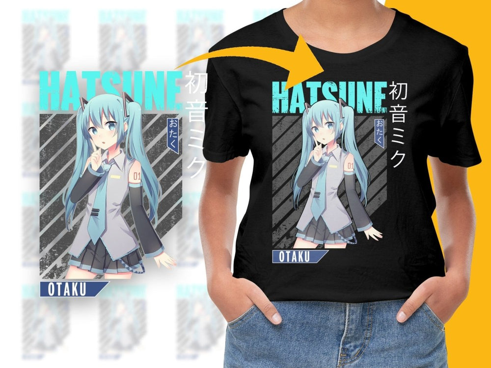 Hatsune Miku Anime Character PNG Digital Download - Teepew