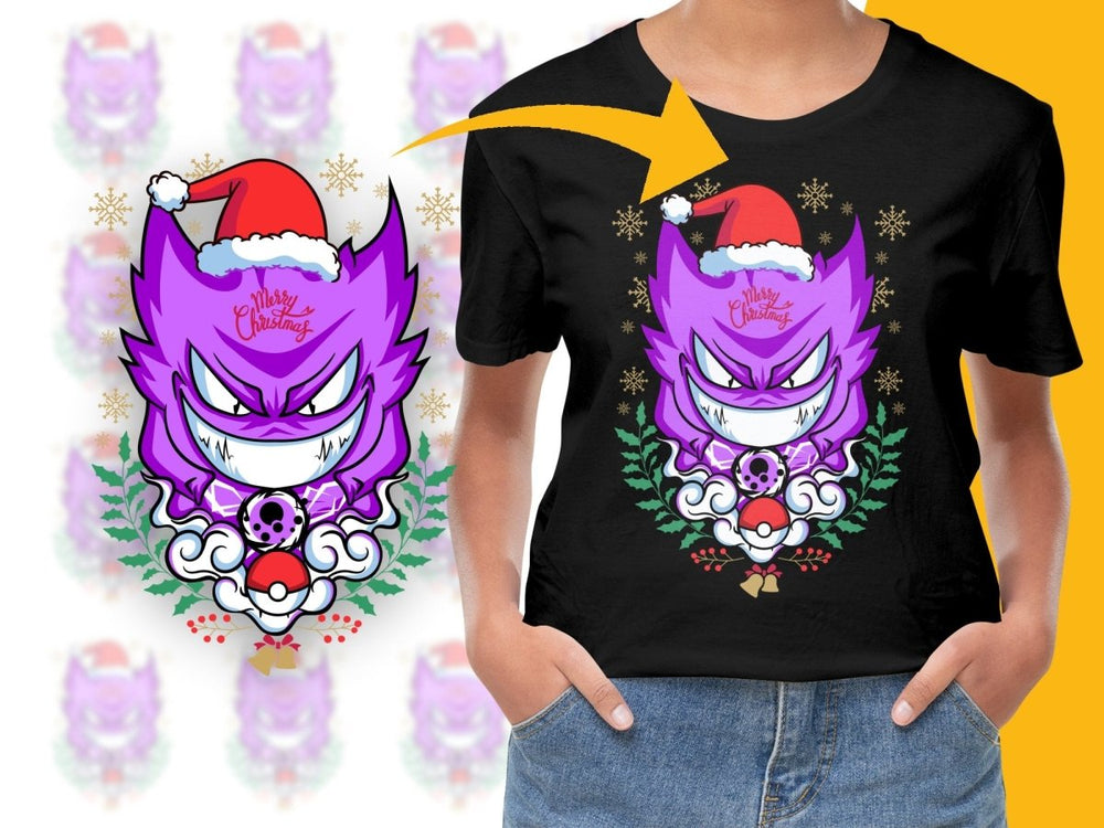 Haunter Merry Christmas Santa Hat Anime PNG File - Teepew