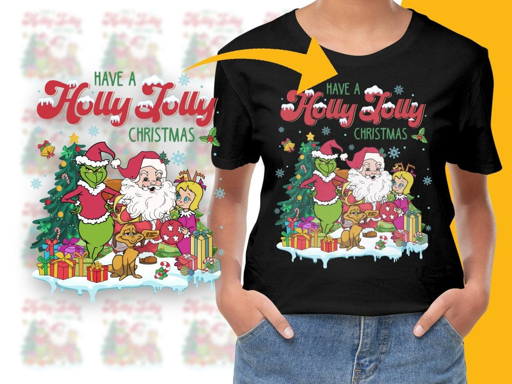 Have a Holly Jolly Christmas with Grinch PNG File - Teepew
